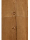 leather shearling coat