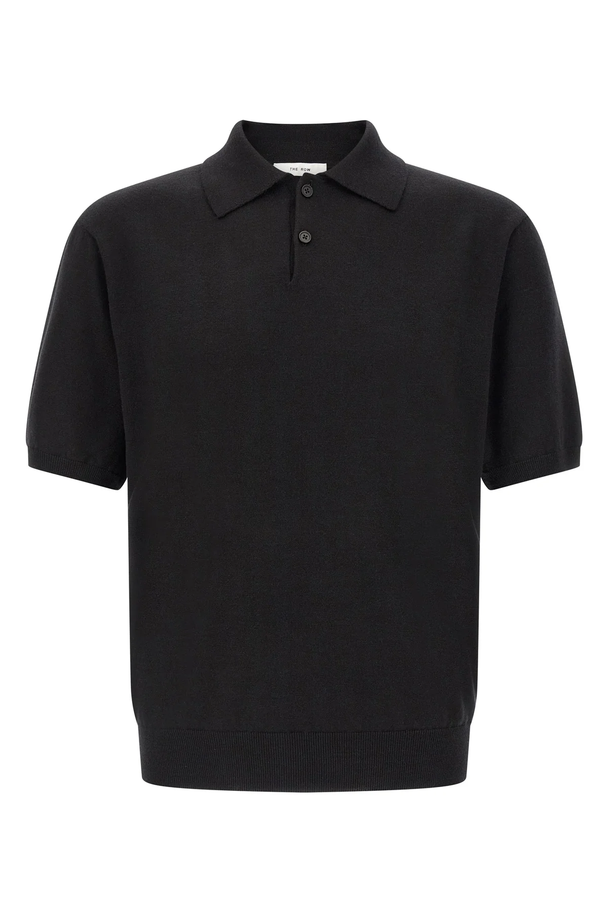 borges top polo shirt in lightweight cashmere linen and silk blend fabric