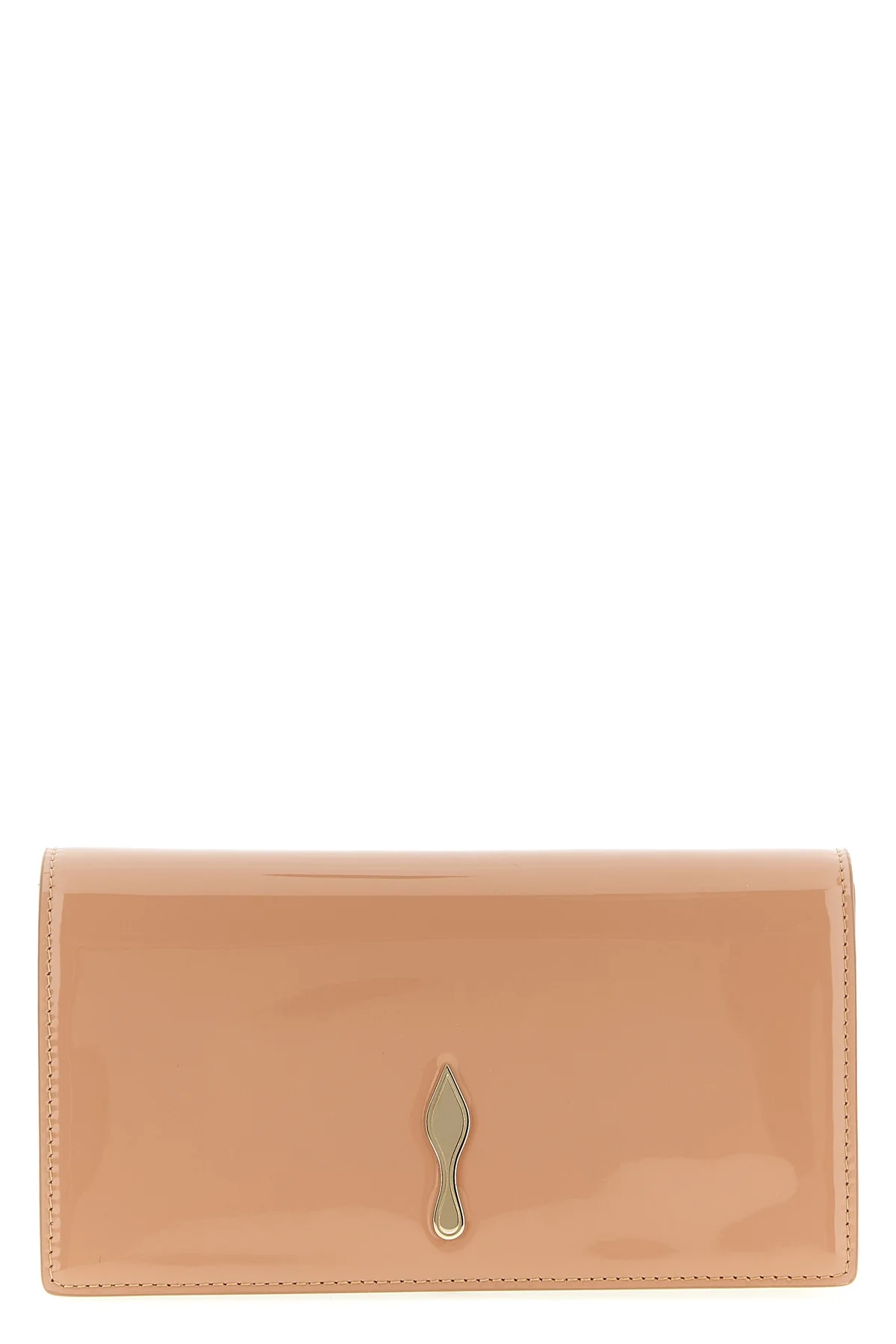 bettina patent calf leather clutch