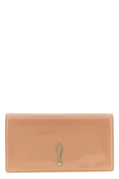 bettina patent calf leather clutch