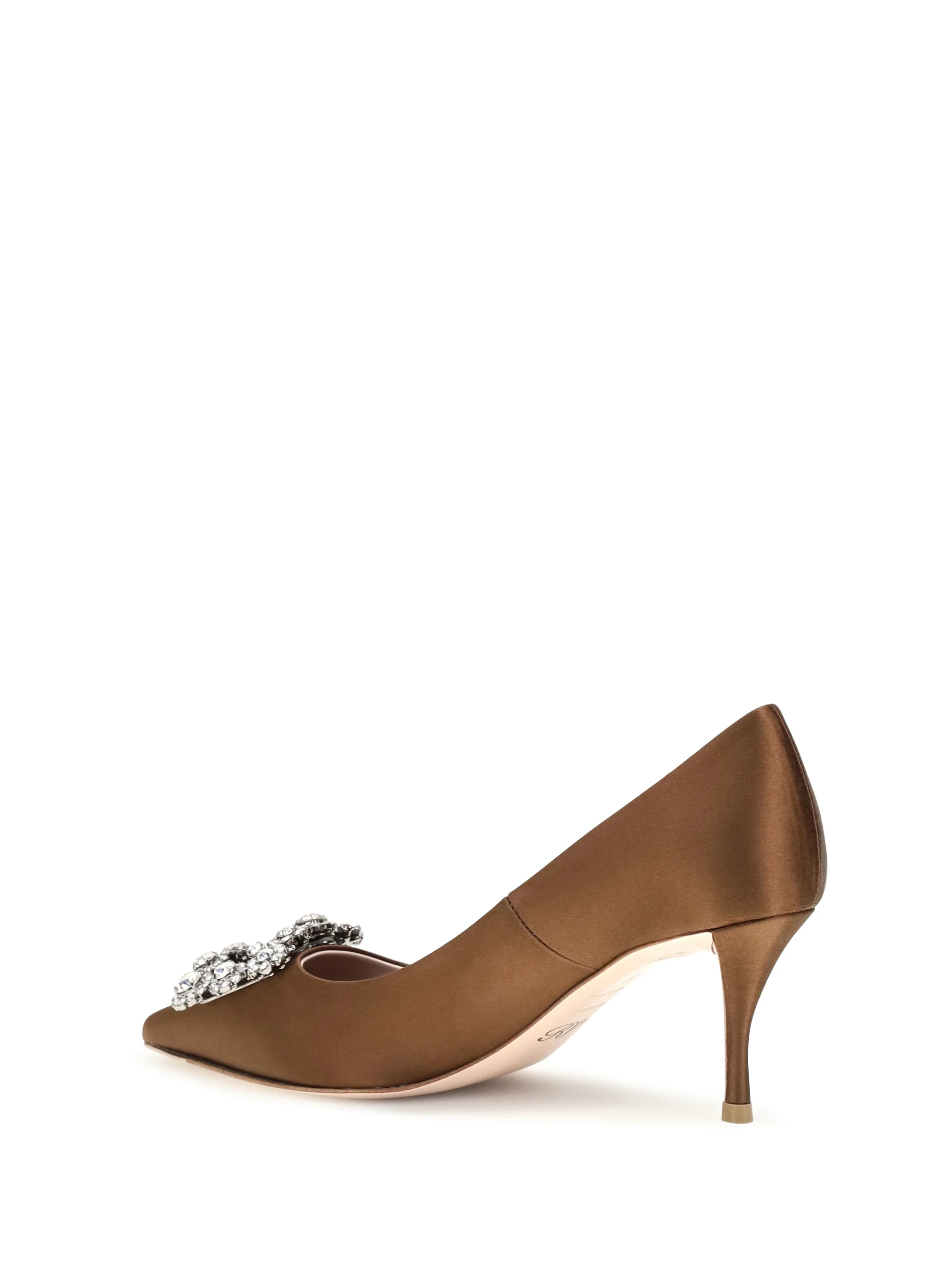 efflorescence satin pumps