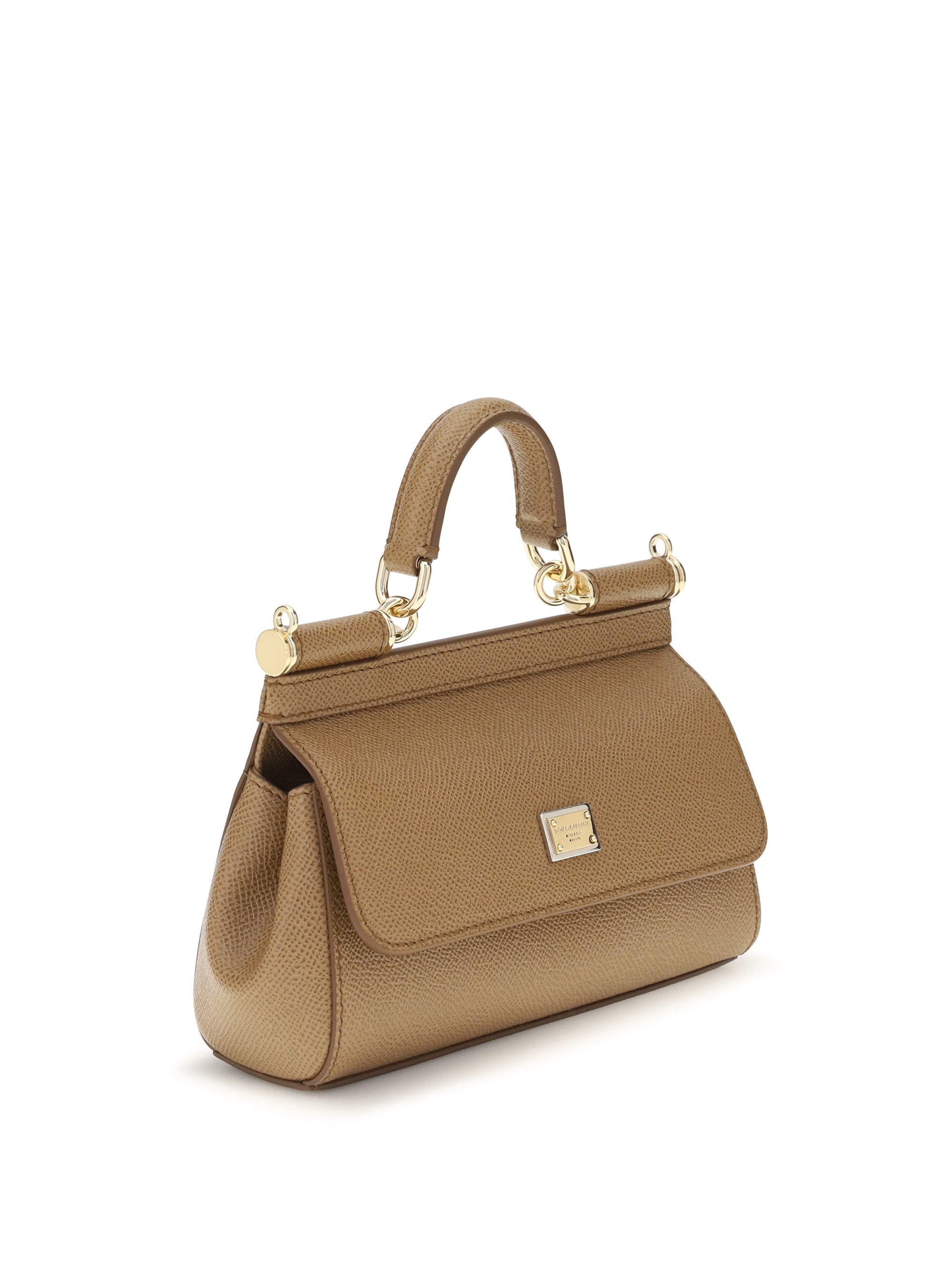 DOLCE amp; GABBANA OS sicily small leather handbag