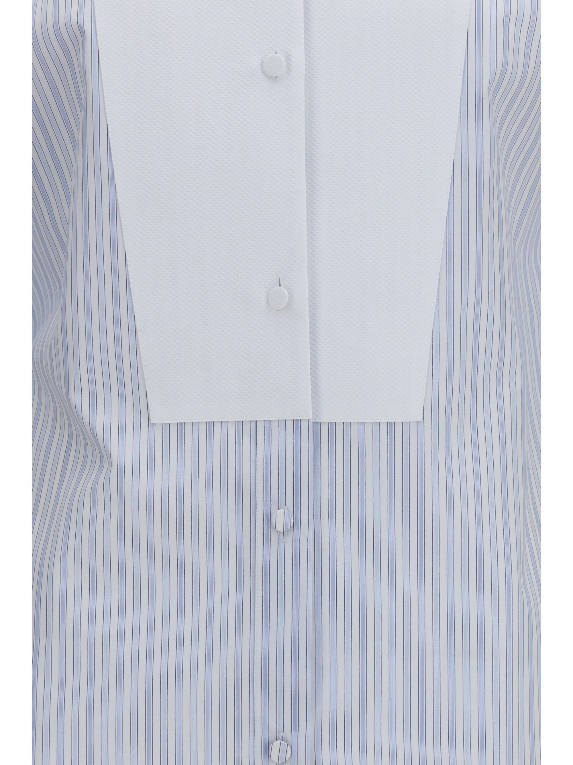 striped shirt with front detail