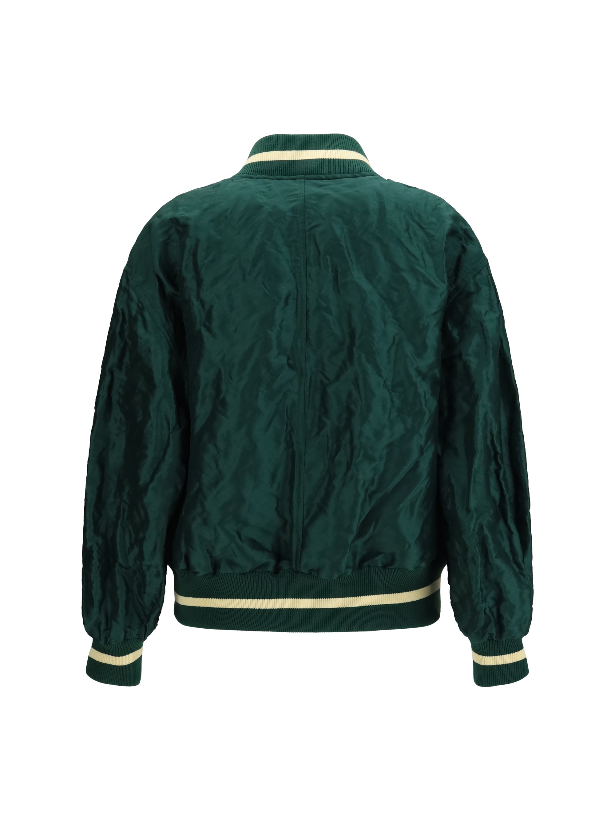 technical fabric bomber jacket