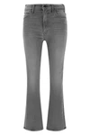 the hustler ankle fray stretch cotton denim jeans