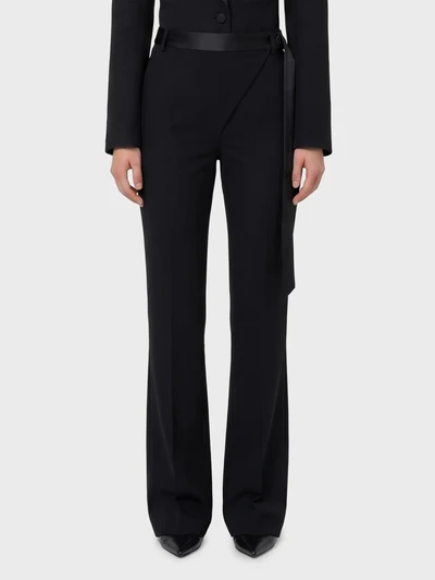 tuxedo trousers in virgin wool
