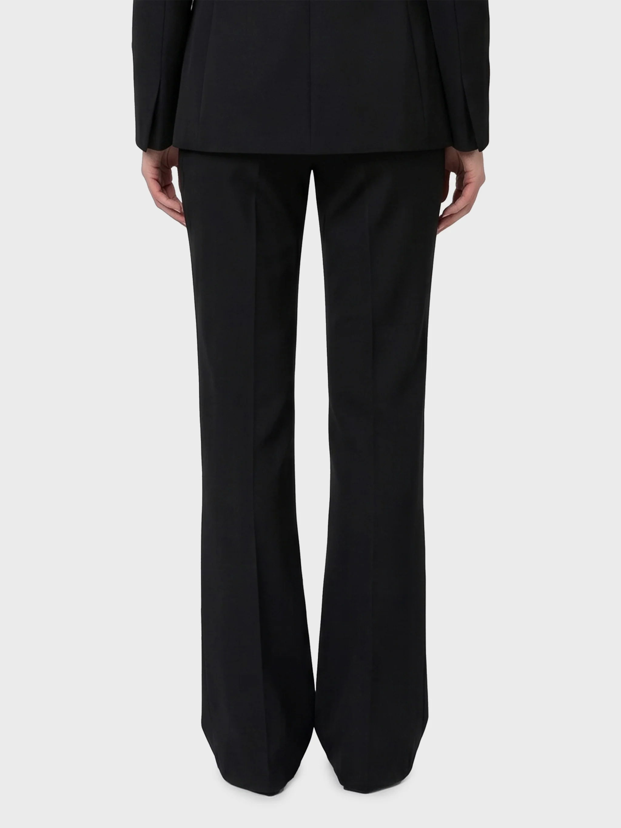 tuxedo trousers in virgin wool