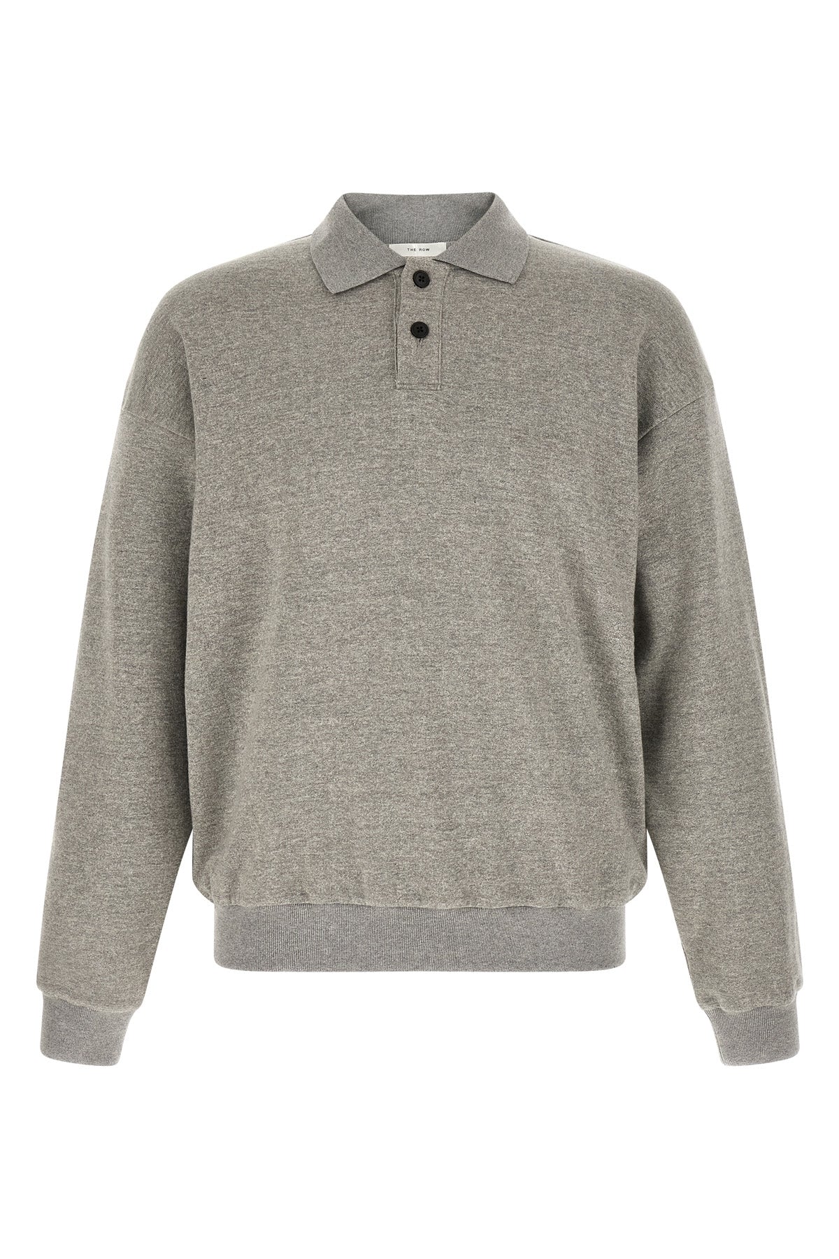 ry top polo shirt in french terry cotton and cashmere