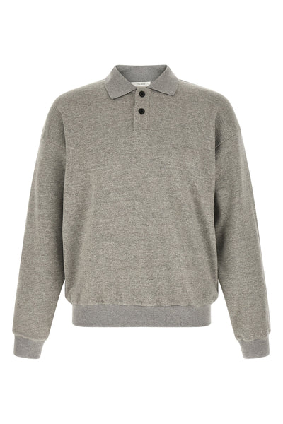 ry top polo shirt in french terry cotton and cashmere