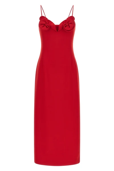 magda butrym 41 midi dress features a rigorous column silhouette defined by a