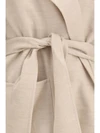 belted double wool coat