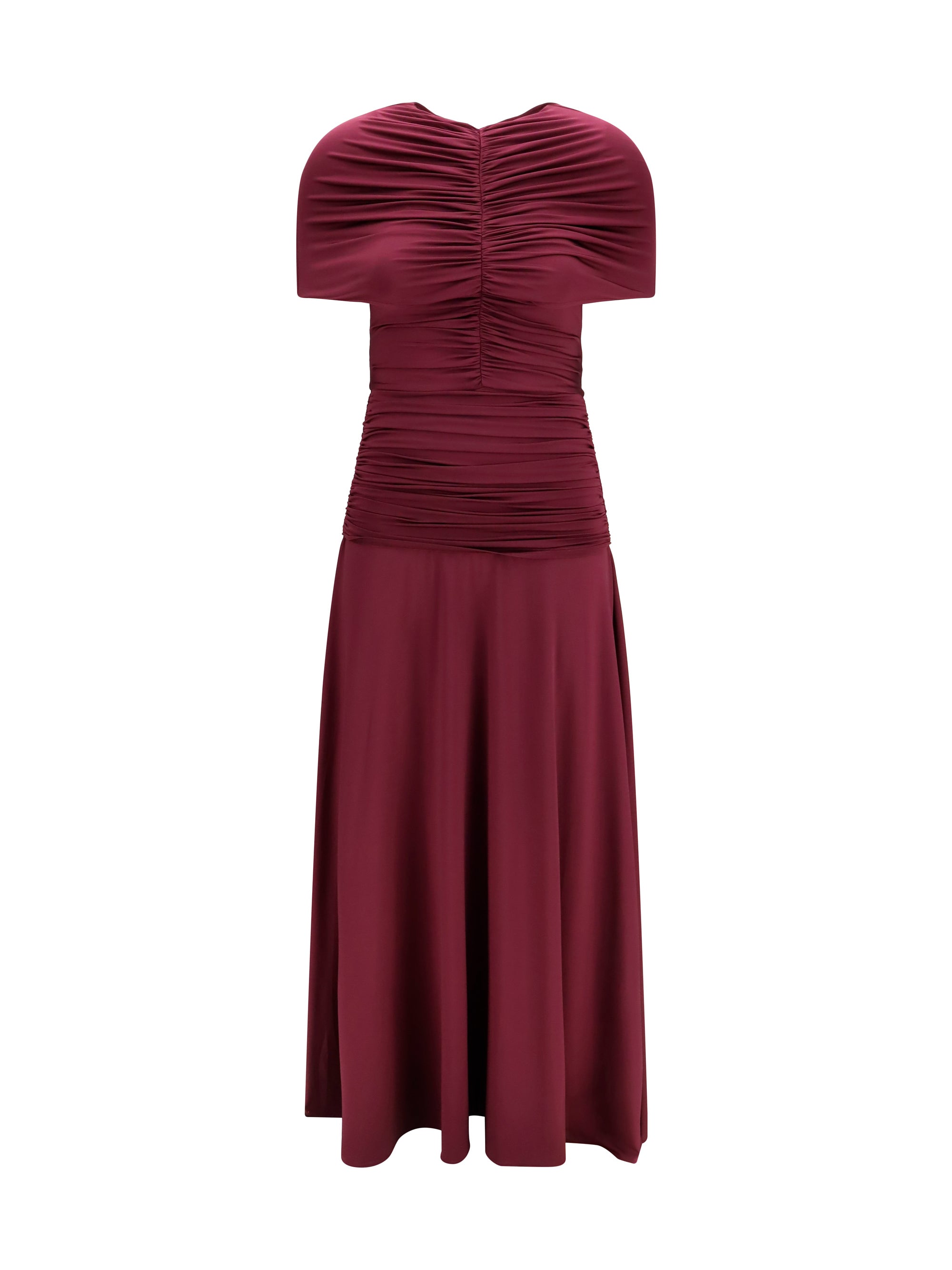 SELF-PORTRAIT 6 ruched midi dress in jersey