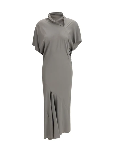 asymmetric midi dress