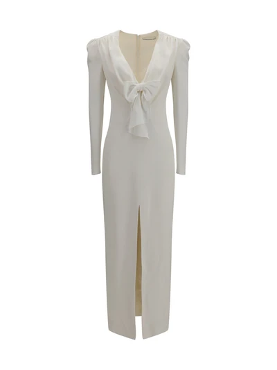 v-neck dress with bow