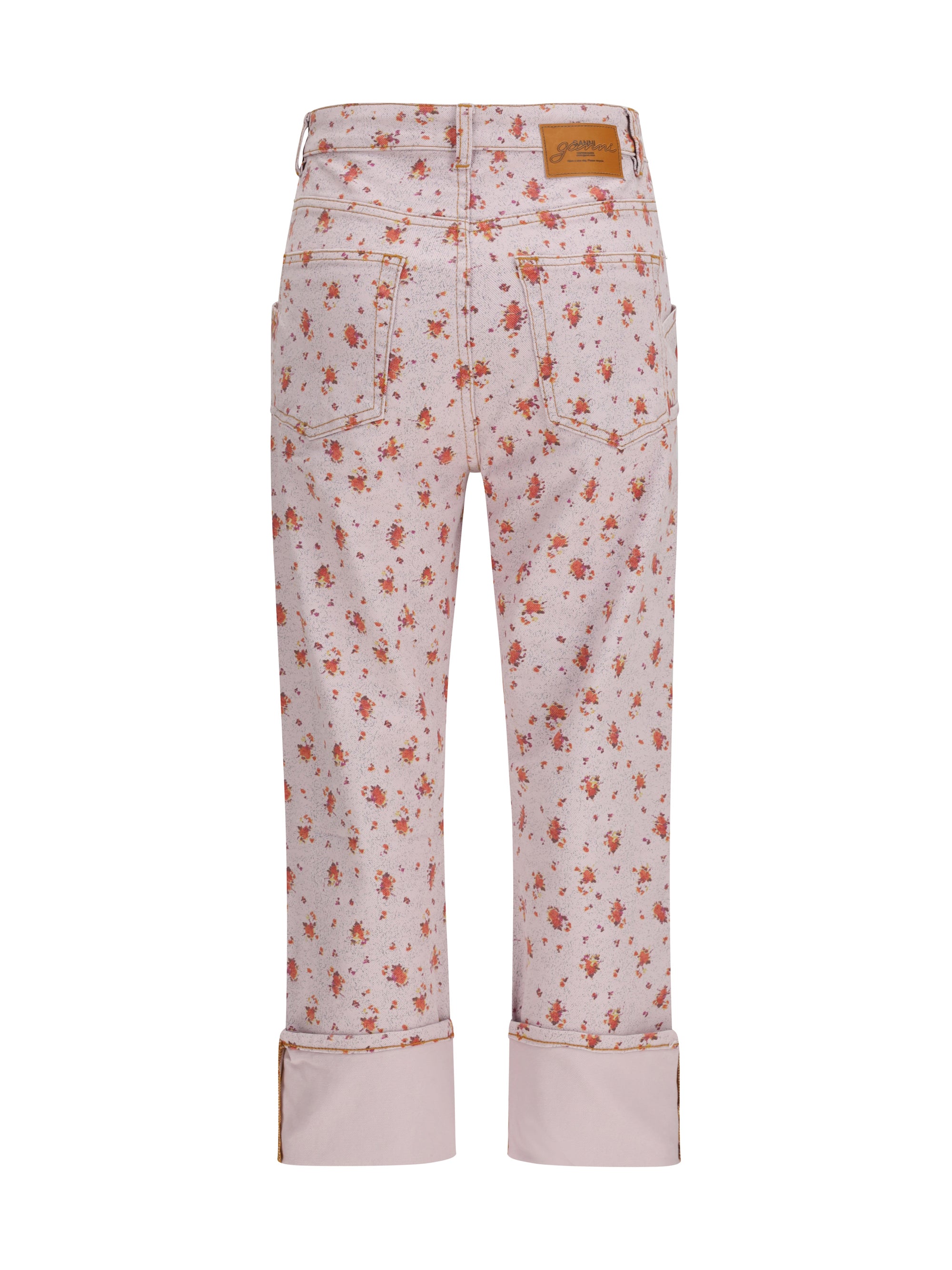 GANNI 27 printed capri pants