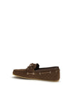 suede boat loafers