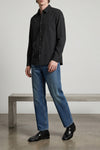 perlo shirt in garment-washed cotton poplin