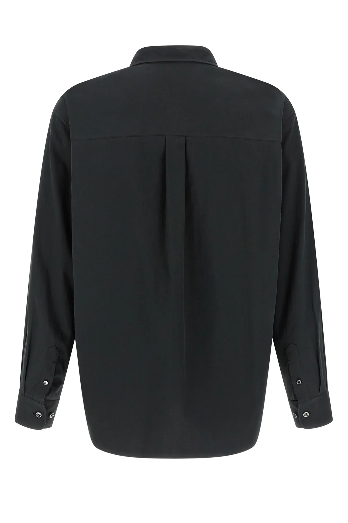 perlo shirt in garment-washed cotton poplin