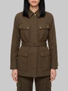 safari jacket in gabardine