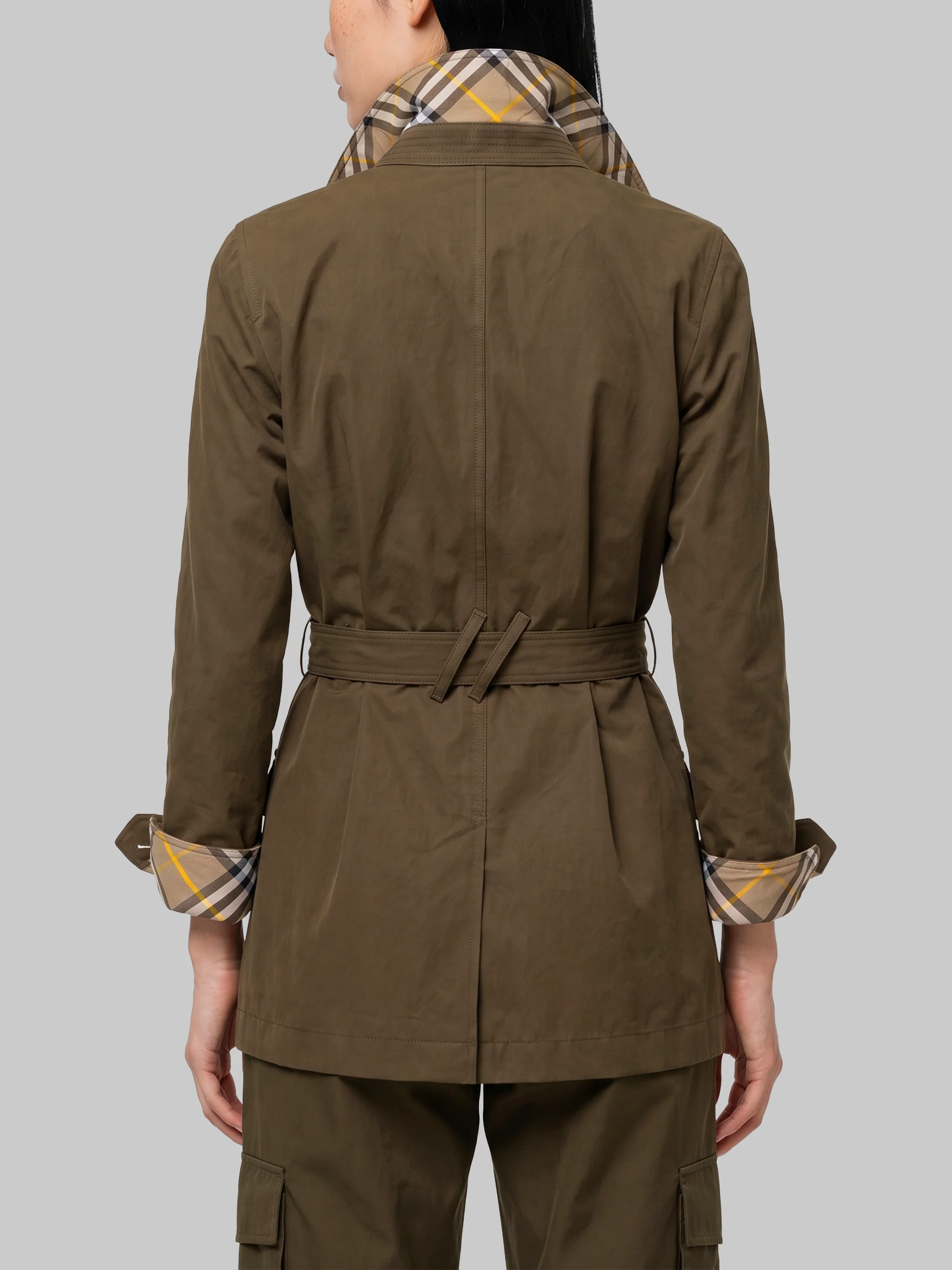 safari jacket in gabardine