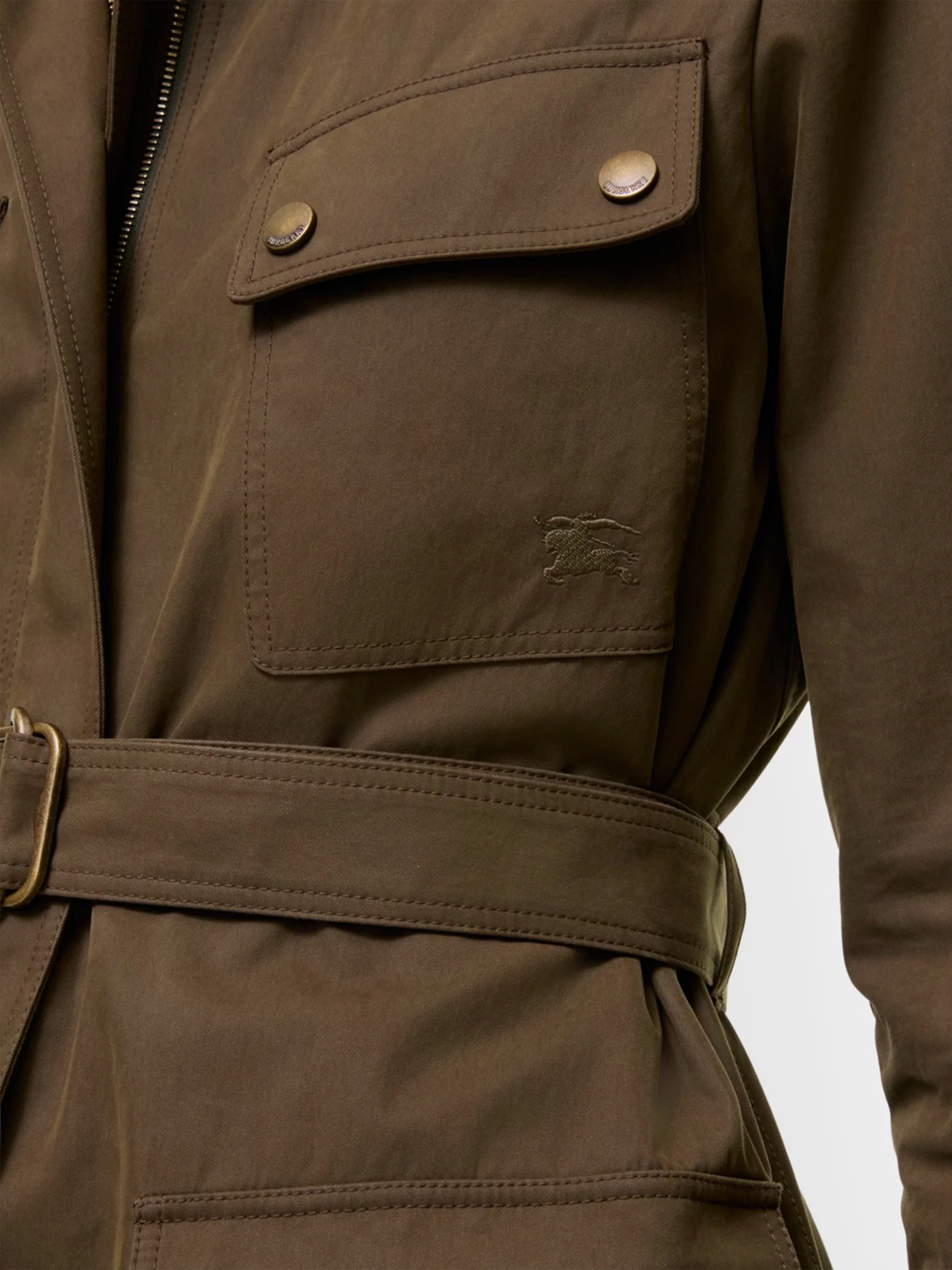 safari jacket in gabardine