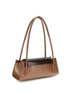 trunkette leather shoulder bag