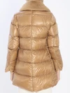 light puffer with collar ecofur