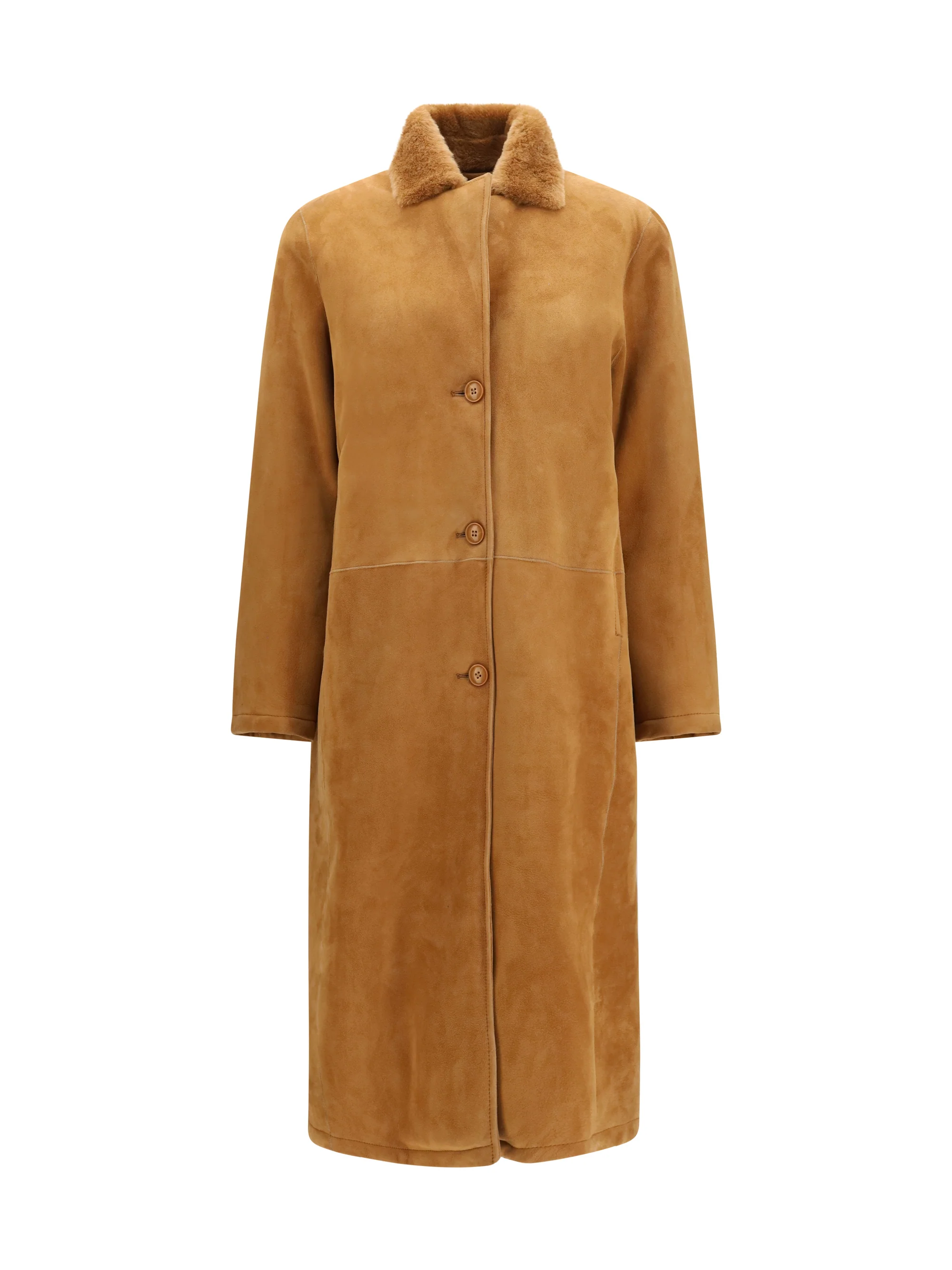 SWORD 6.6.44 40 leather shearling coat