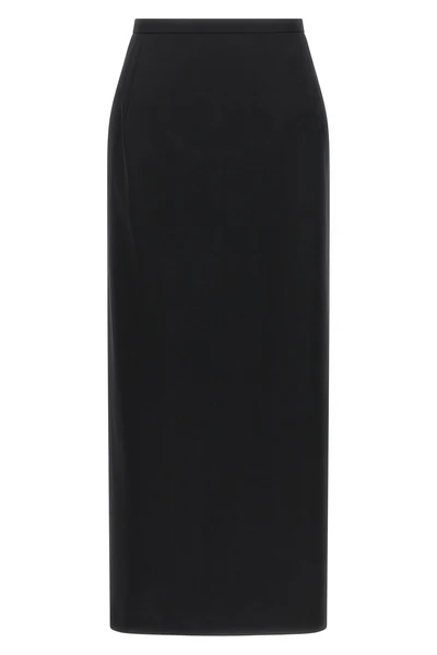 the long magda butrym skirt redefines the codes of tailoring through a column si