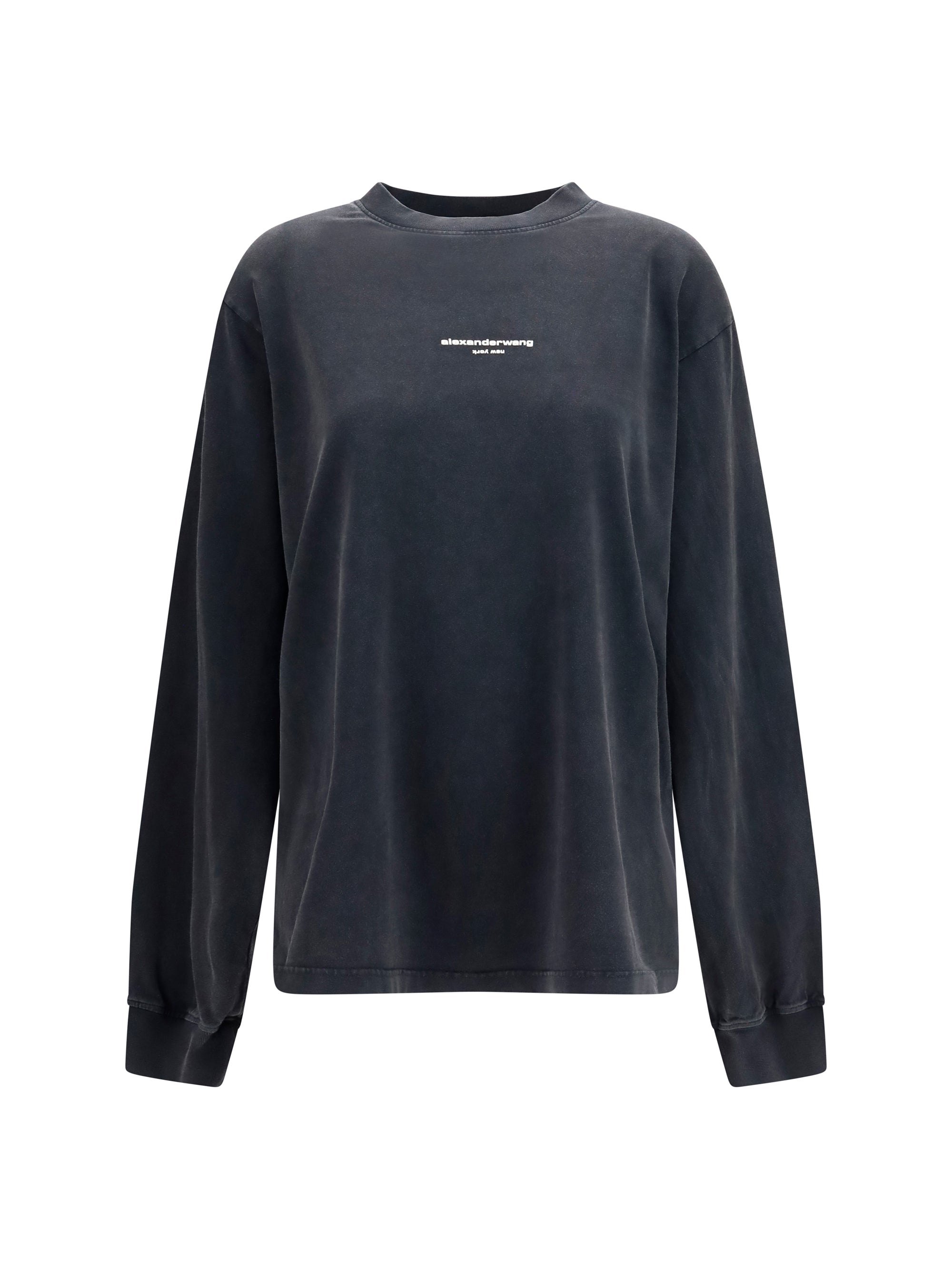 long-sleeve logo t-shirt