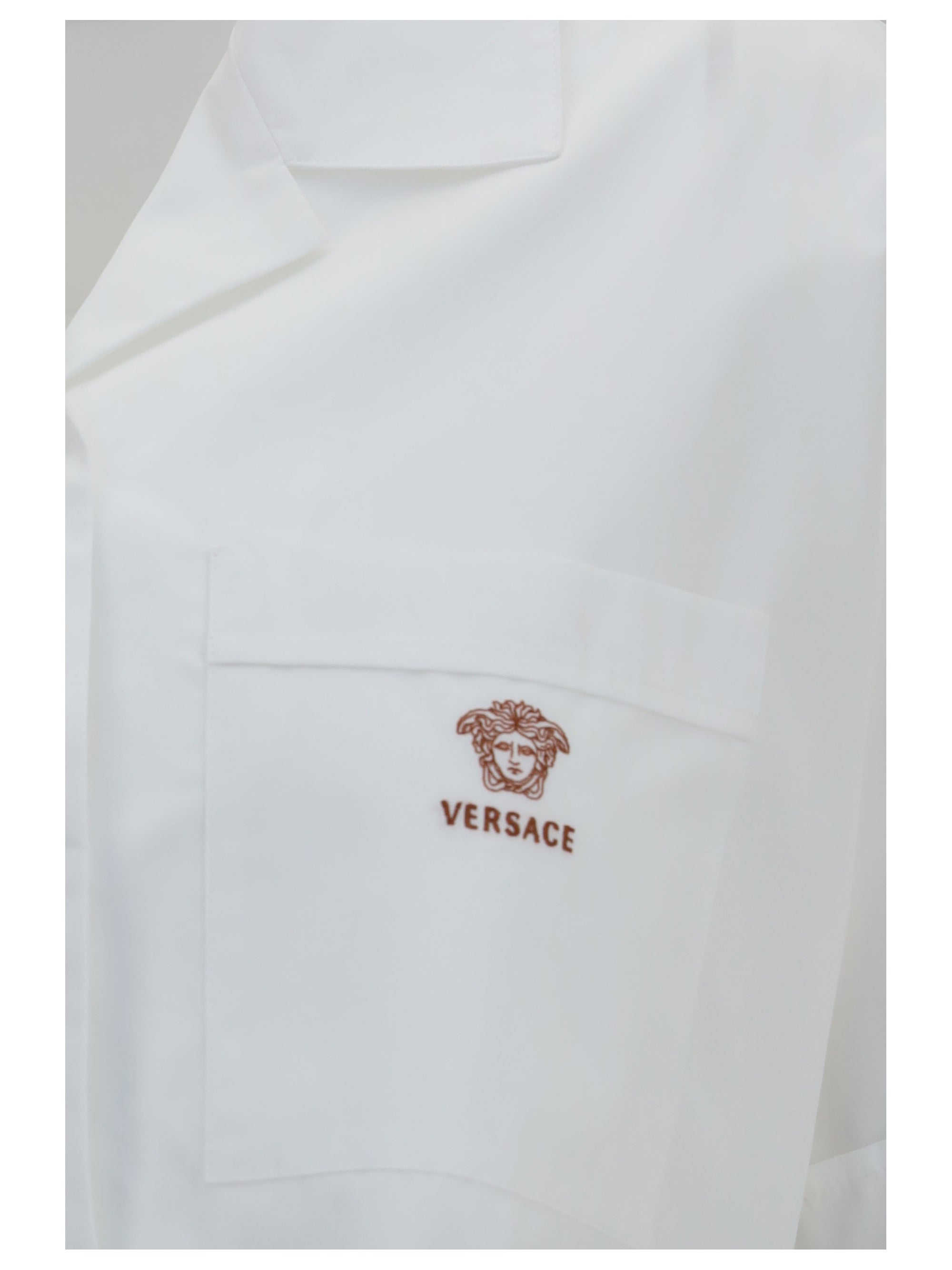 cropped cotton poplin shirt