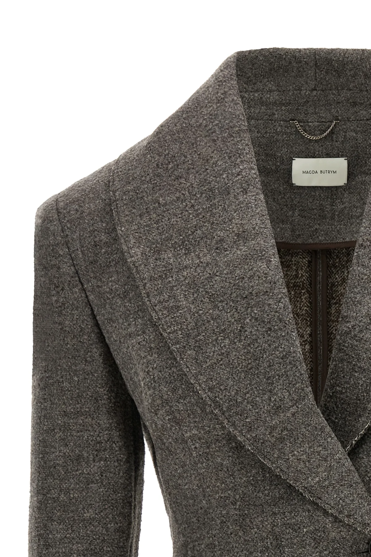 the magda butrym 04 blazer redefines contemporary tailoring through structured