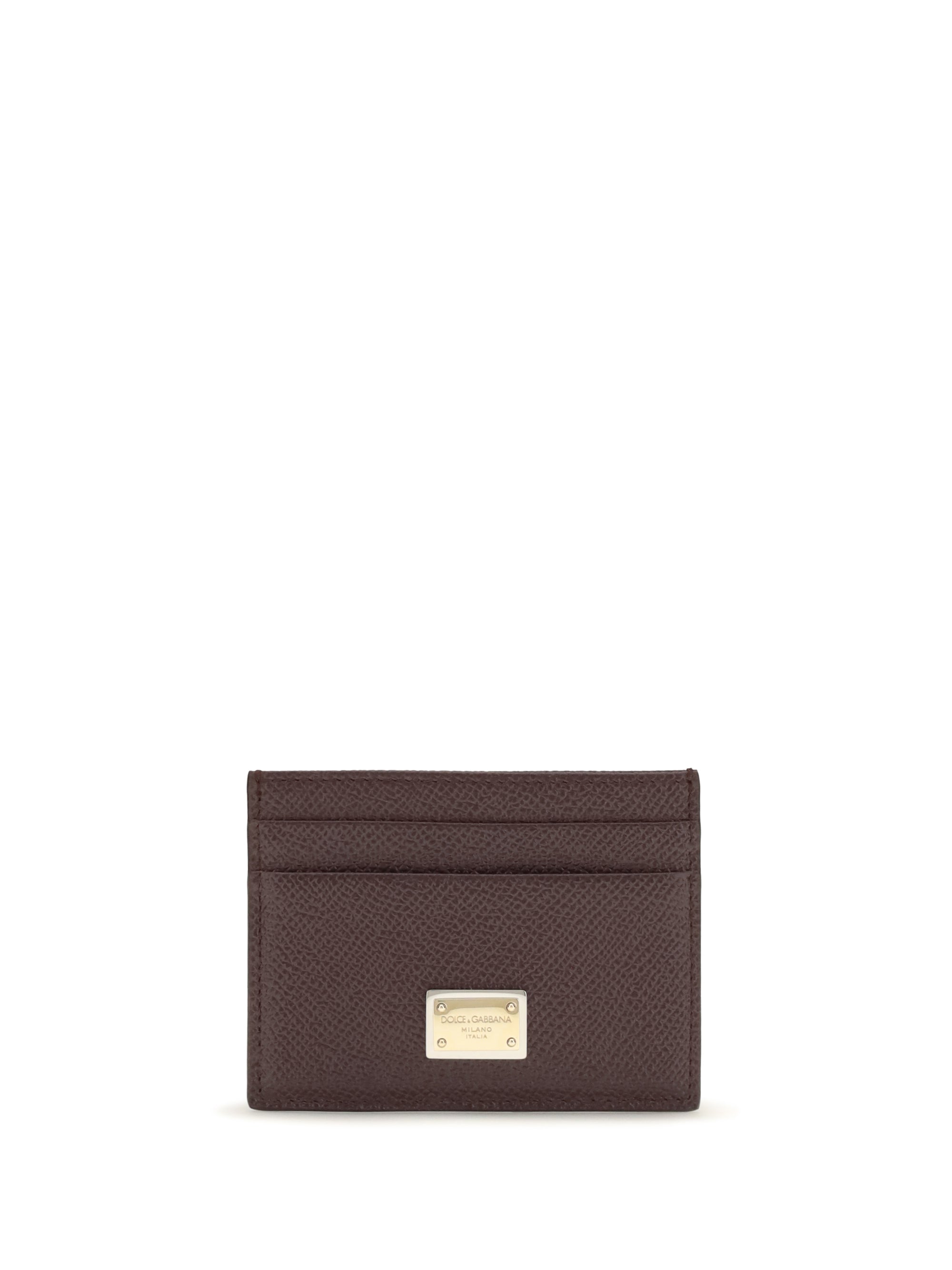 DOLCE amp; GABBANA OS leather cardholder