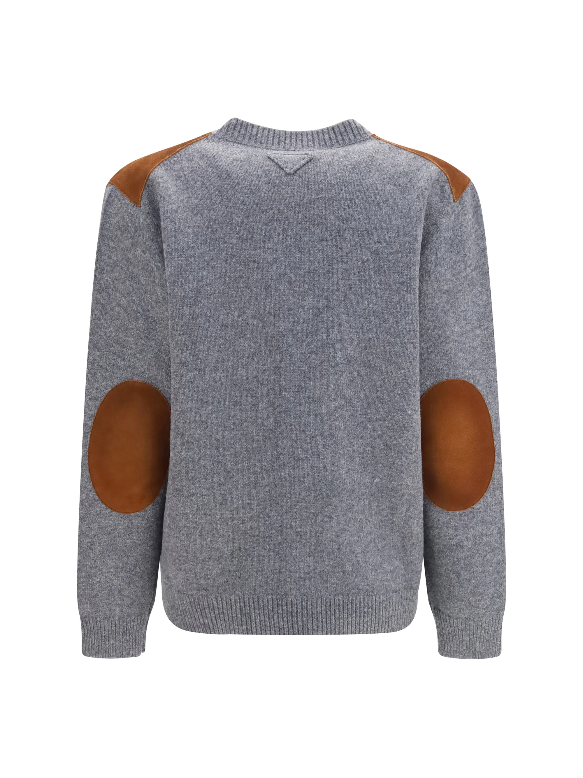 suede and wool cardigan