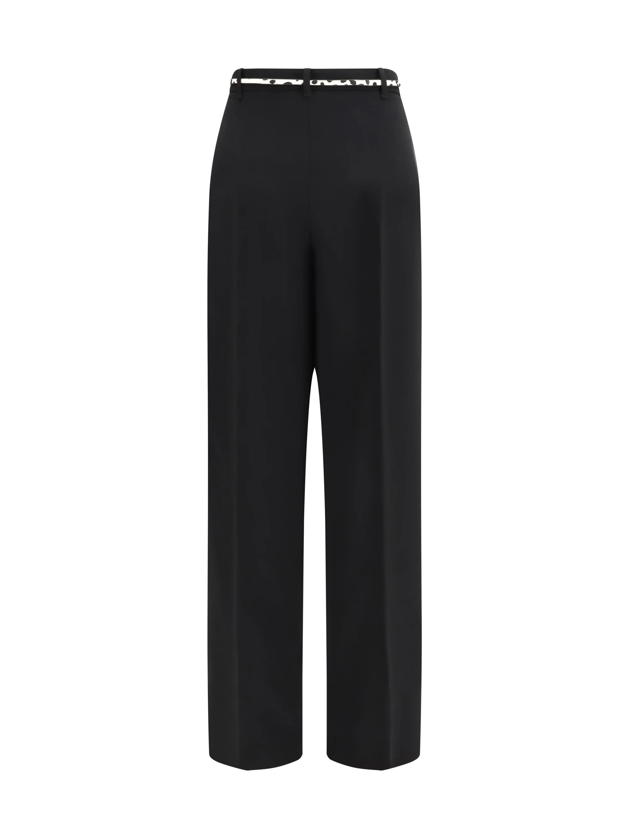elegant pants with belt
