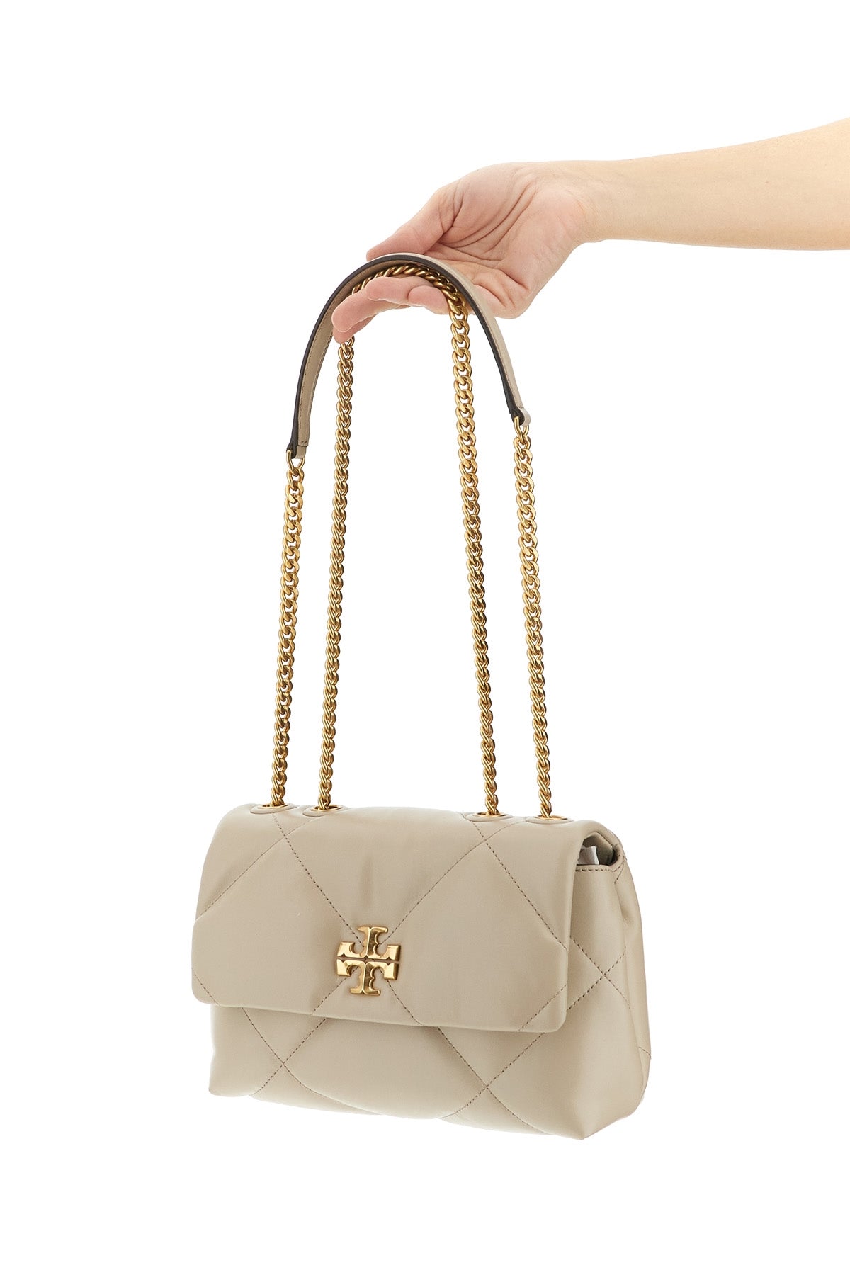 TORY BURCH OS kira diamond quilt crossbody bag in padded and quilted nappa leather