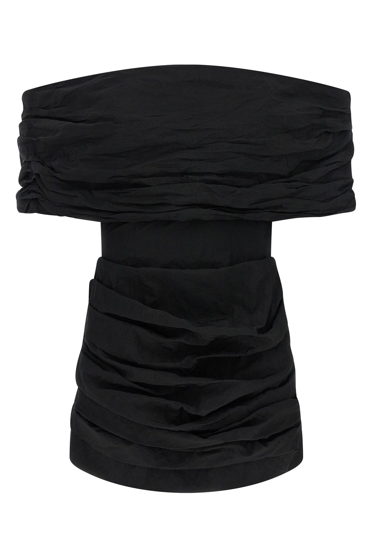 MAGDA BUTRYM 36 22 wrinkled-effect cotton mini dress