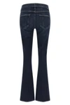 mother the weekender jeans redefine the flared silhouette through a sartorial