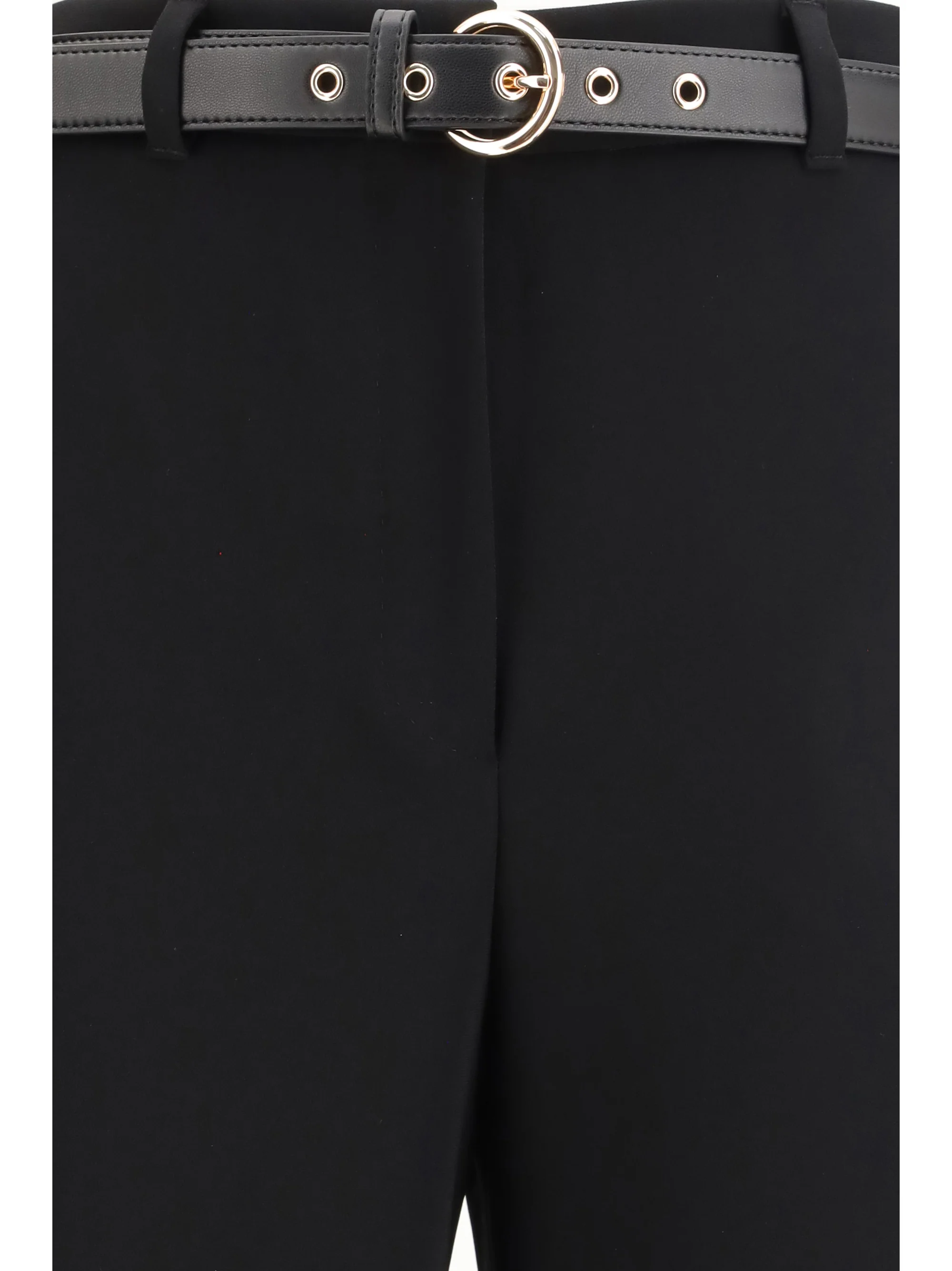 elegant pants with belt