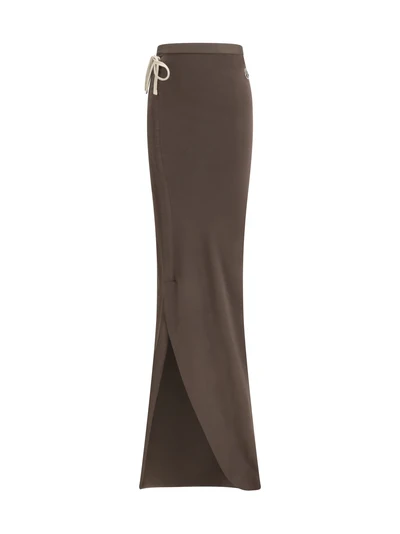 long skirt moncler + rick owens