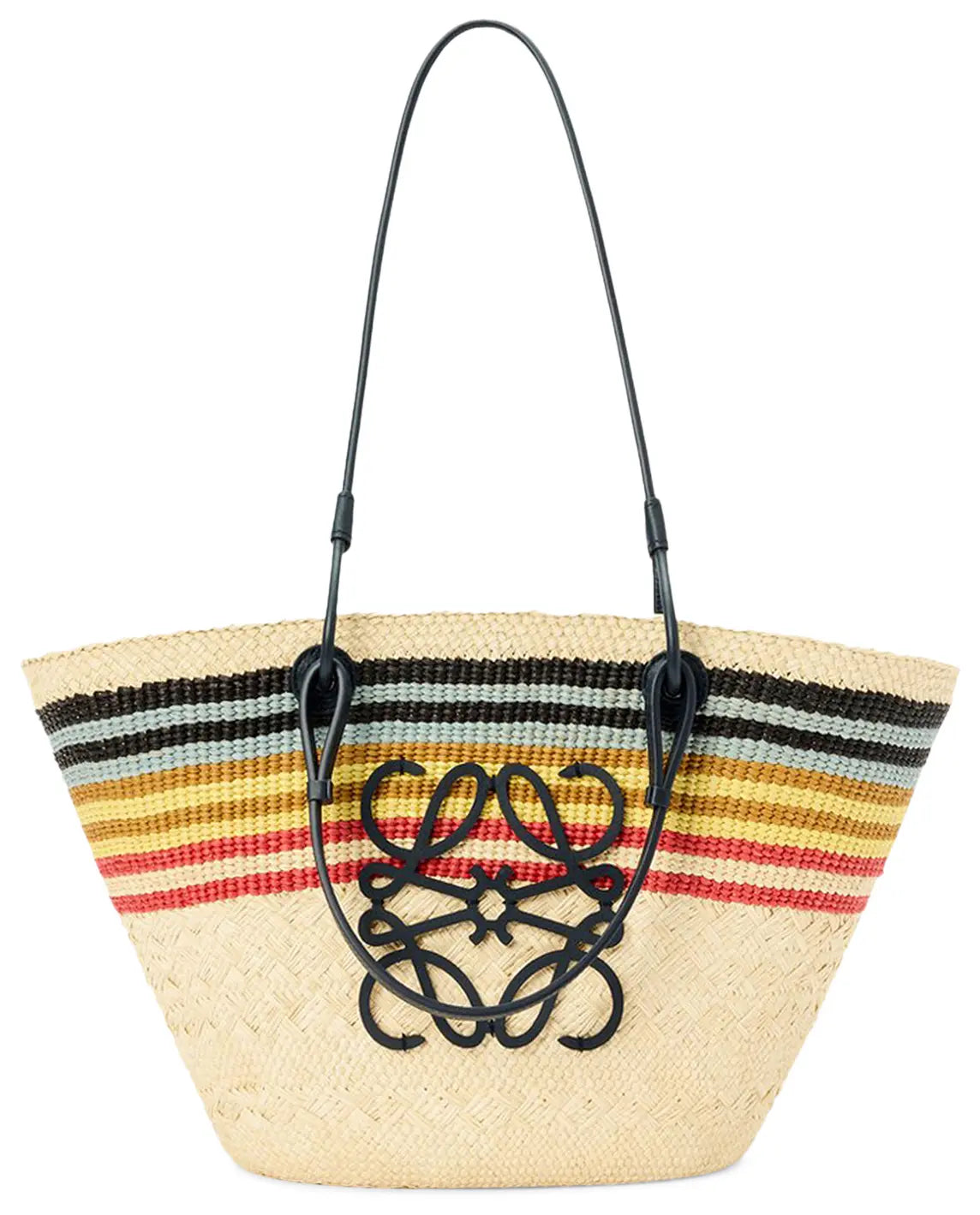 Medium Anagram Paula Ibiza Raffia Basket Bag