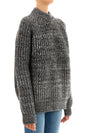melange gray pullover