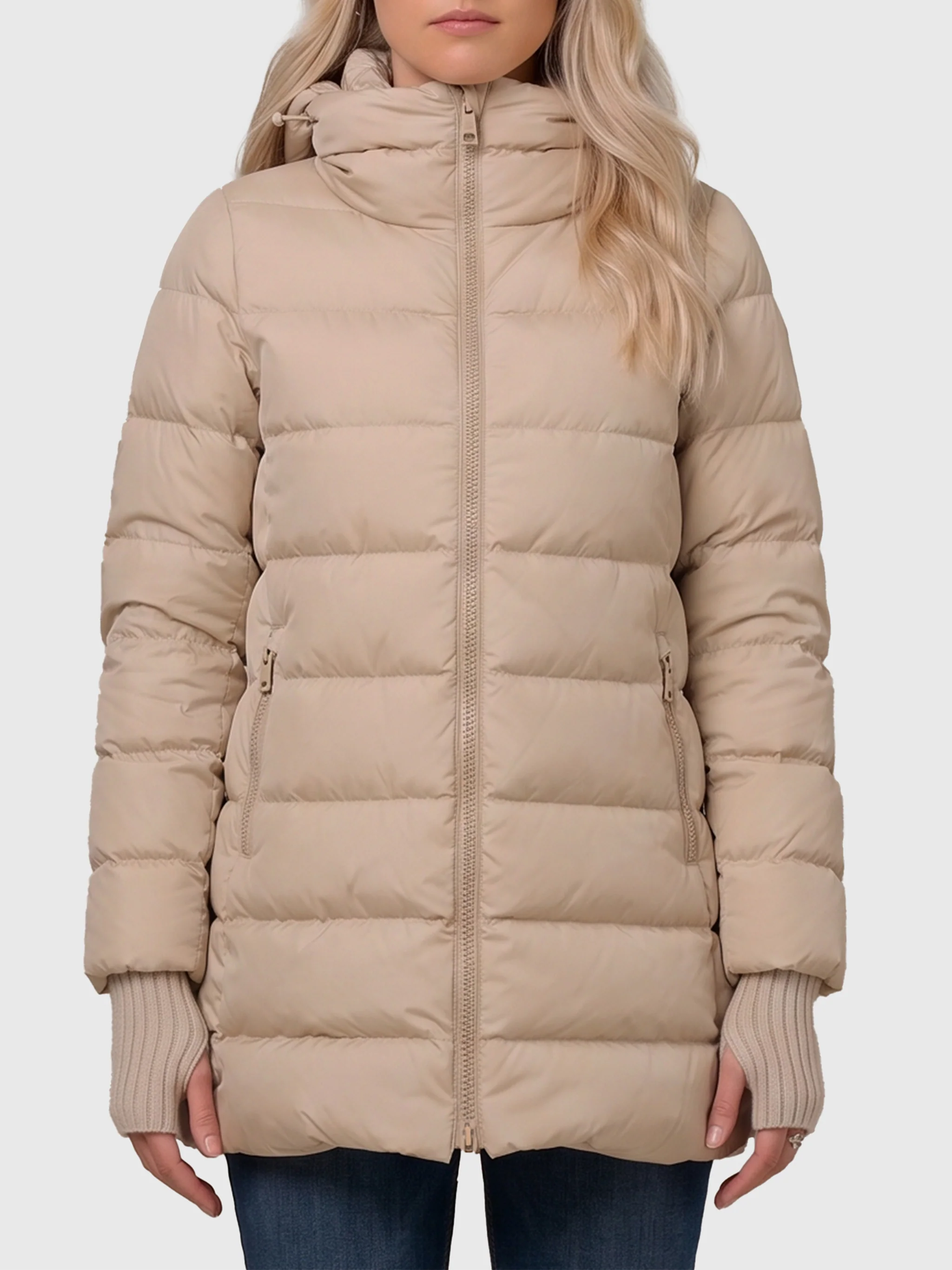 2-layer nylon puffer jacket