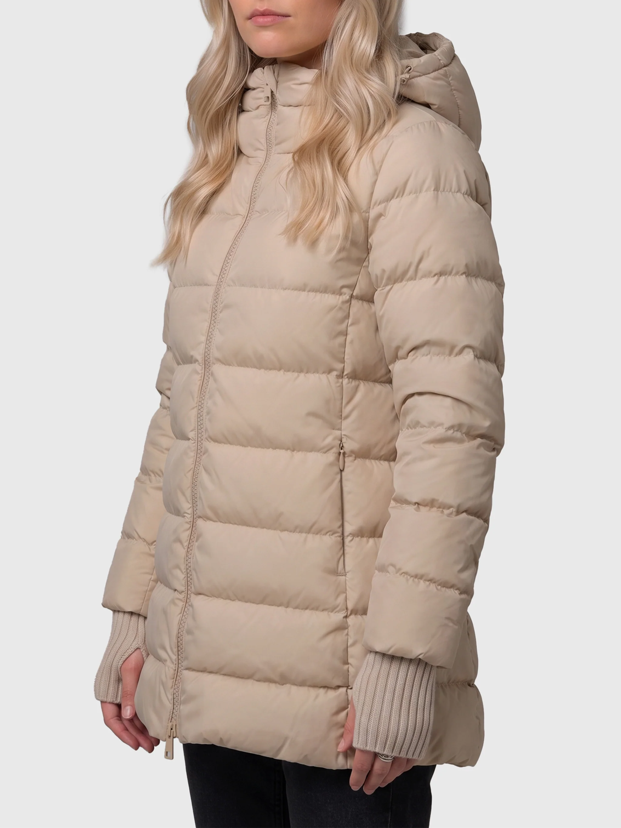2-layer nylon puffer jacket