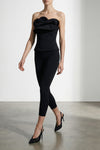 01 off-the-shoulder corset top in wool and silk