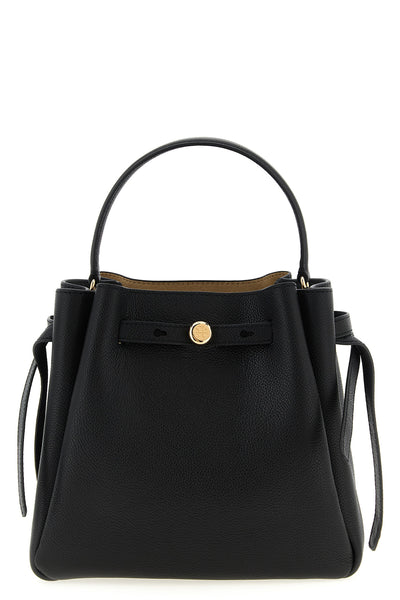 romy bucket bag in fine hammered leather
