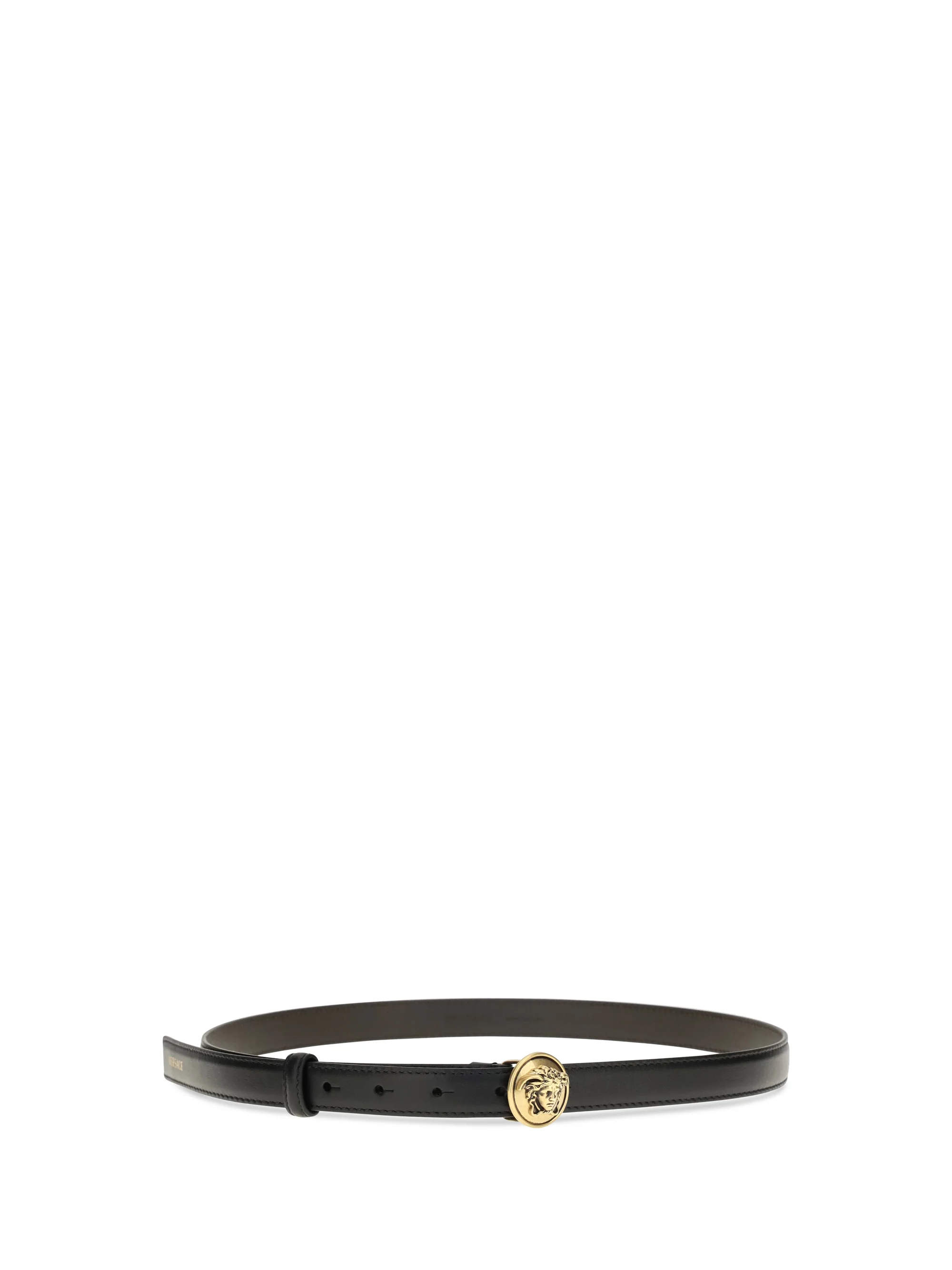 VERSACE 80 logo leather belt