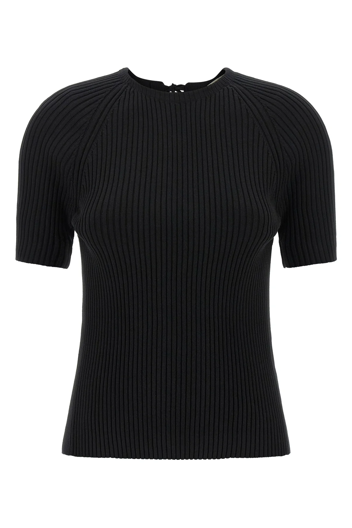 TORY BURCH M ribbed stretch cotton blend sweater