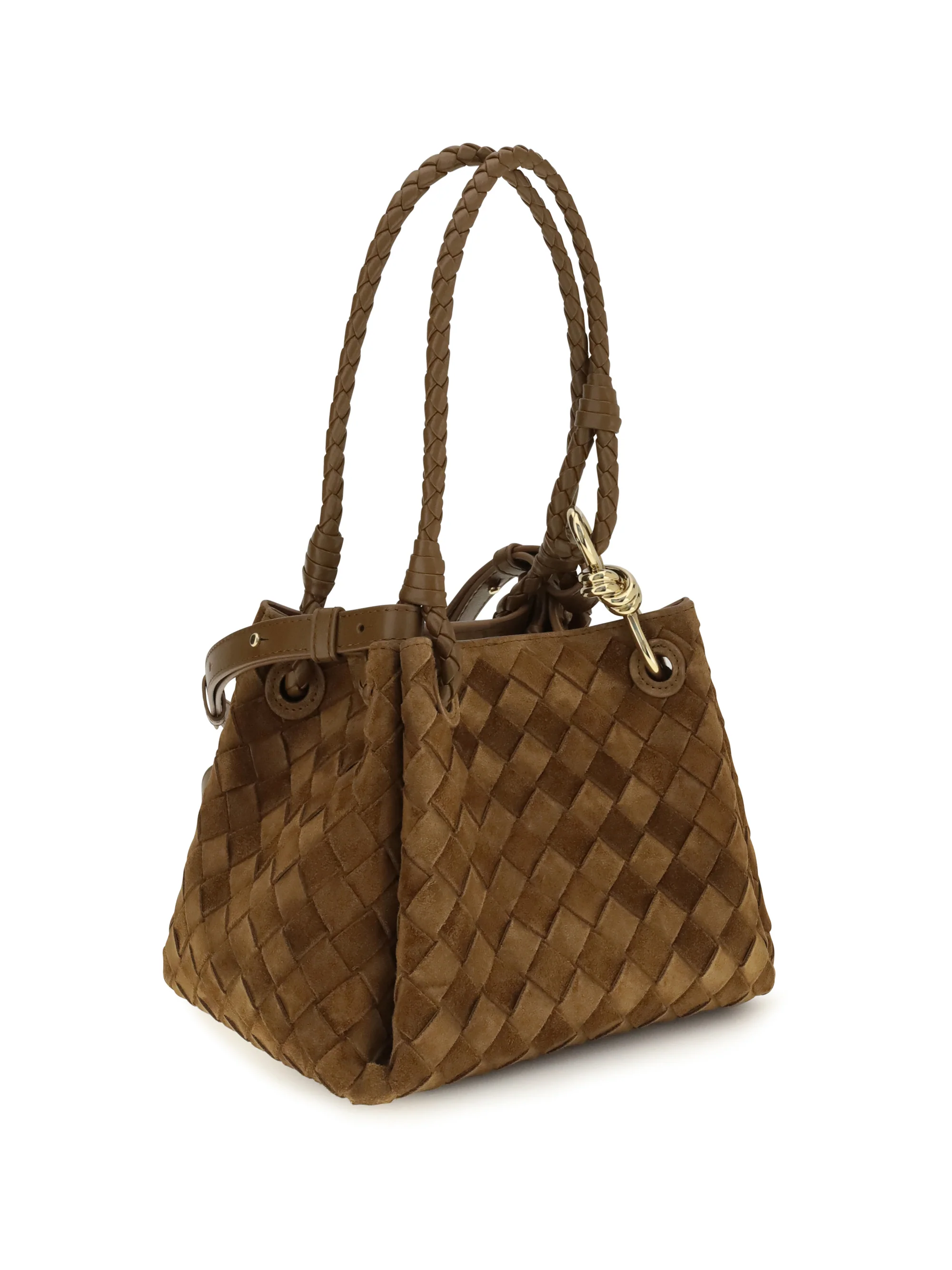 parachute small suede handbag