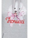 relaxed poodle-print hoodie